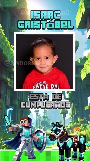 Invitación Animada de Minecraft para Cumpleaños - #invitacióndigital #minecraft #minecraftshorts