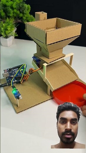 Automatic Feeder machine using Arduino Uno #youtubeshorts #motor #dcmotor #diy #experiment #arduino