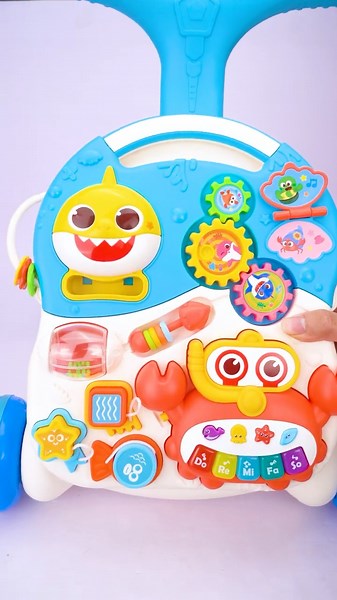 Satisfied Unboxing and Review Miniature Pinkfong Baby Shark Melody Walker Toy #toys #babyshark