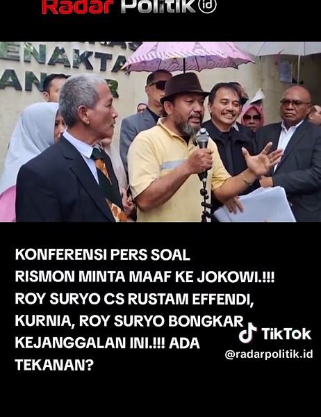 Rismon Minta Maaf ke Jokowi: Apa yang Terjadi?