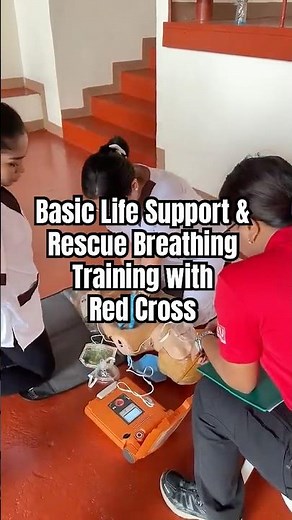 Basic Life Support and Rescue Breathing Training with Red Cross