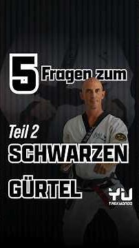 Alles, was du schon immer über den schwarzen Gürtel wissen wolltest Teil 2🥋 #YUTaekwondo