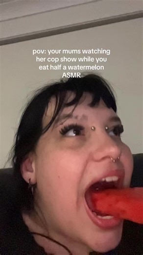 Emotional ASMR: Cop Show POV with Watermelon