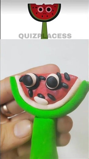 Making a Sprunki OC Watermelon from Clay! 🍉🎨 #sprunki #shorts ‪@Quizplacess‬