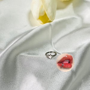 Minimalist Star Lip Ring, Sweet Lip Ring, Star Lip Piercing, Punk Style Stud, Cartilage Piercing, Tragus Piercing, Titanium Steel Charms - Etsy