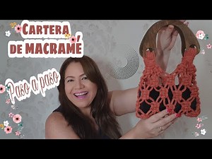 Macramé wallet step by step 👜👜 with wooden handles