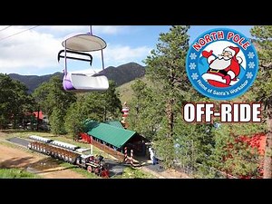 North Pole at Santa's Workshop Off-Ride Footage, Christmas Theme Park in Colorado | Non-Copyright