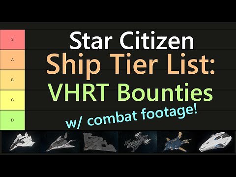 Star Citizen 3.17.1 - Ship tier list for VHRT bounty hunting solo! (with timestamps!)