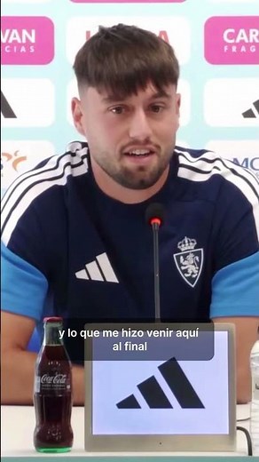 🎙️ Jaume Jardí at the press conference 🤍 #realzaragoza #soccer #Shorts