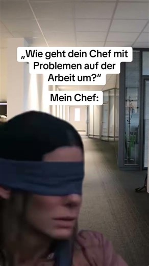 Wie geht dein Chef mit Problemen auf der Arbeit um?
