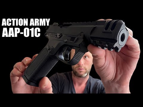 Action Army AAP-01C Review – $100 Full-Auto Airsoft Pistol Unboxed & Tested!