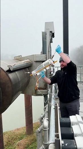 Sampling Water Quality with a Kemmerer Sampler