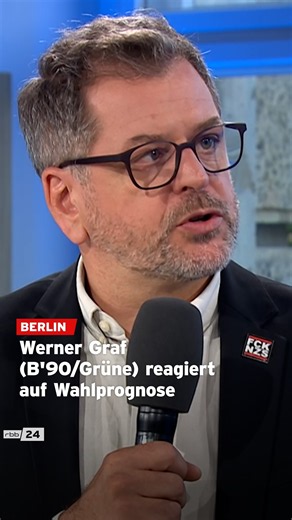 Berlin-Wahl: Grünen-Spitzenkandidat Werner Graf reagiert auf Prognose