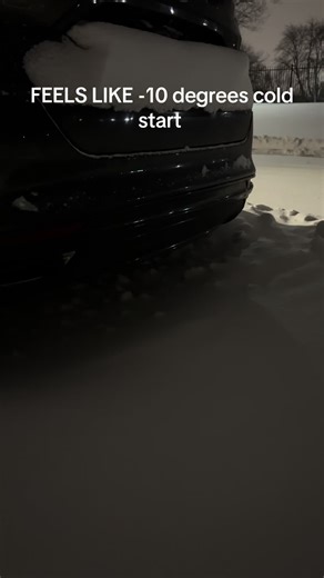 Cold Start of Modified Ford Fusion in Winter Weather