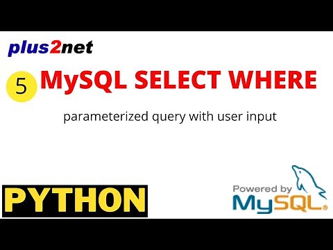 MySQL SELECT Query in Python with WHERE to get matching records by user input & parameterized query