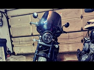 installing a Memphis Shades Pop Top sportshield on a 2021 Honda Rebel 1100