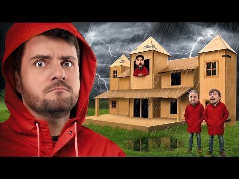 ON CONSTRUIT UNE VILLA EN CARTON ! (pour résister aux éléments extrêmes)