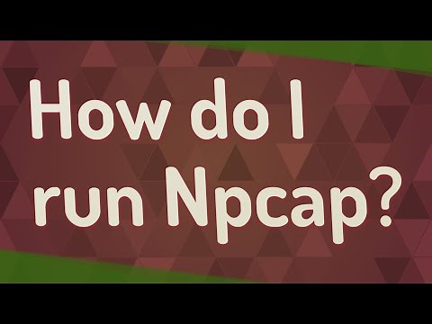 How do I run Npcap?