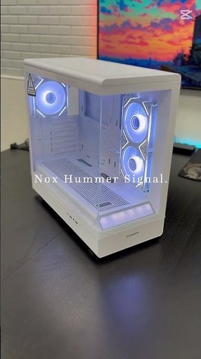Caja Nox Hummer Signal 🤍 #pcgaming #unboxing #setupgaming #setup