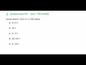 3. Operaciones con vectores 4 ESO