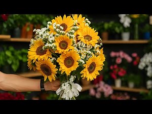 Bright Sunflower Bouquet Ideas | Sunflower Arrangements That Wow 🌻✨
