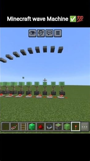 Minecraft wave Machine ✅💯 #minecraft #viral