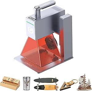 Longer Nano Portable Laser Engraving Machine - 5000mm/s High Speed, 6W Laser Output Power, 0.05mm Precision, Suitable for Wood, Acrylic, Leather, Fabric, Metal, Ceramic, DIY Projects