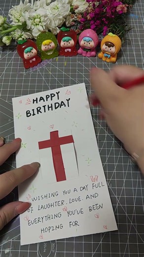 Happy Birthday Message Card DIY | Easy Handmade Greeting Card Tutorial! 🎂