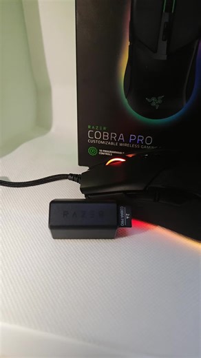 RAZER COBRA PRO WITH 30K OPTICAL SENSOR 🔥🐍 CANT RUSH GREATNESS 🎶 #forgamersbygamers #gamingmouse #opticalsensor #razercobra #razer
