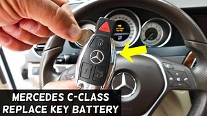 MERCEDES REPLACE KEY BATTERY MESSAGE FIX If you have a message on the dash that says to replace the key battery on your Mercedes we will show you how to replace the battery and get rid off that message. The same key and battery has been used by Mercedes since 2007 to about 2015. We demonstrated on a w204 C250 but it should work on: Mercedes SLK Replace Key Battery Mercedes E300 E350 E400 E550 E250 Replace Key Battery Mercedes C200 C220 C250 C300 C350 Replace Key Battery Mercedes S550 S600 Replac