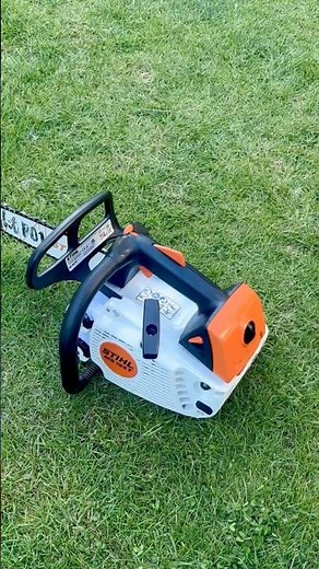 Brand New STIHL MS194T First Start! 🔥 That Sound Is Addictive… #shorts #stihl #viralshort