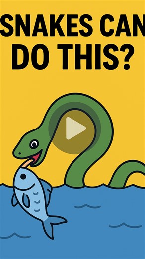 Animal Videos on Instagram: "Snakes hunting fish is one of nature’s most fascinating underwater predator stories. Aquatic snakes like the tentacled snake use special underwater hunting techniques to sense vibrations and locate prey. Many water snakes rely on chemical cues and sharp eyesight to detect movement, showing incredible snake adaptation to aquatic life. When a fish catches sight of a snake, it often tries to dart away, but the snake’s reflex is lightning-fast. From sea snakes gliding th