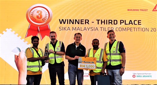 Sika Malaysia Tilers Competition! We organised our first-ever Tiler Competition on 22 November 2025 (Saturday), bringing together skilled and passionate tilers to showcase their craftsmanship and dedication. This event is more than a competition. It reflects our commitment to uplifting and honouring the tiling profession in Malaysia, recognising the workmanship and contribution of tilers in shaping quality construction. A big thank you to all participants, judges, partners, and supporters who ma