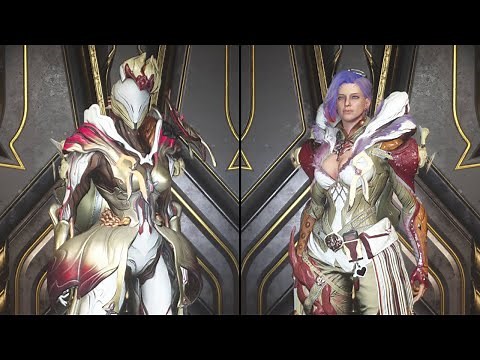 WARFRAME: SARYN Gemini Skin Showcase - MINERVA'S Full Transformation & Monologue!