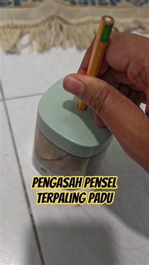 Pengasah pensil paling padu. Dah guna lebih 3 tahun masih steady. #belajarbuat