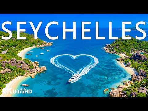 [4K] Seychelles 🇸🇨 Turquoise Lagoons, White Sand Beaches & Deep House Aerial Views 2026 Ultra HD