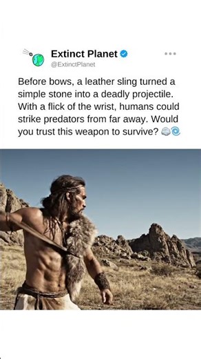 Prehistoric physics turned stone into weapon 🪨🌀 #prehistoric #prehistory