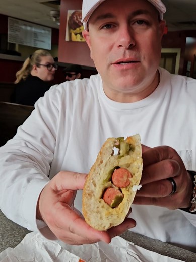 Delicious Italian Hot Dog Experience at Jimmy Buff's