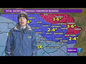 7PM UPDATE: Snow changing to wintry mix overnight