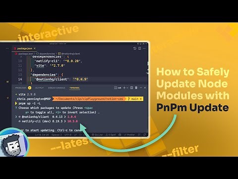PnPm Update (Safely update node_modules with PnPm)