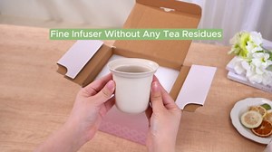 ZENS Tea Mug with Infuser and Lid for Loose Tea Diffusers, 12oz Purple | Embossed Ceramic Tea Cup with Infuser for Herbal Tea Steeper, Tea Lovers Gifts, Japandi Style Sunflower