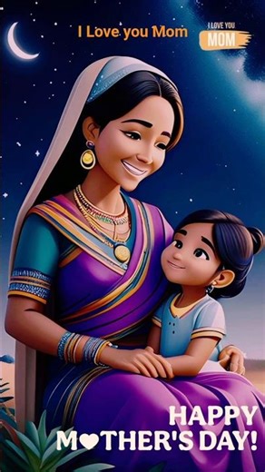 HAPPY MOTHER'S DAY#cartoon Short video #iloveyou Mom 2026