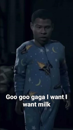 Goo goo gaga I want I want milk meme