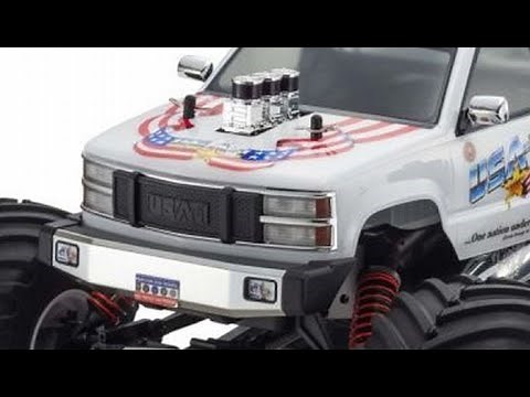 New！【25エンジンで最速60kmを超えるモンスター級のスピードをすぐに味わえるラジコン！】25エンジン モンスタートラック USA-1 Nitro レディセット KT-231P+付1/8scale