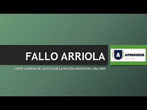 Arriola Ruling - Explanation and Analysis of the Ruling