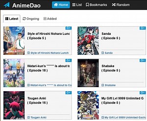 Pages not found at Animedao