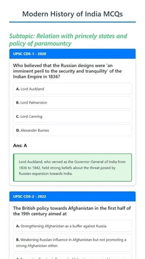 Relation with princely states and policy of paramountcy