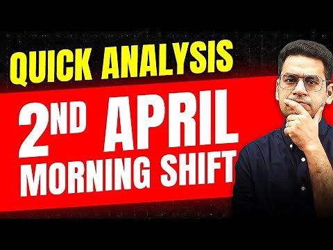 JEE Main 2025 | 2nd April Morning Shift Analysis in 90 seconds | MathonGo | Anup Sir