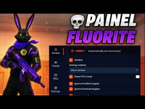 Panel Fluorite para iPhone FF || Hack nuevo de🔥 para iOS || Panel de Free Fire OB53😈IPA del panel FF