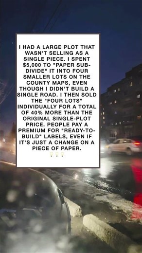 Why "Paper Lots" are worth 40% more than a single field 📄